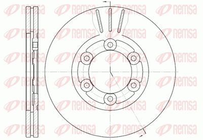 спирачен диск REMSA 61164.10