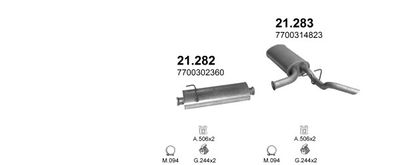 Układ wydechowy POLMO POLMO00494