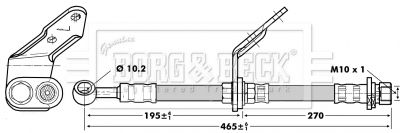 Brake Hose Borg & Beck BBH6741