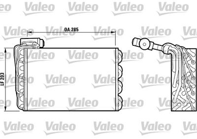 VALEO 817094 Випарник для PEUGEOT (Пежо)