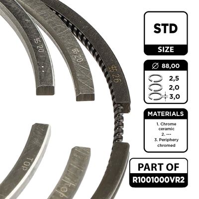 SET SEGMENTI PISTON ET ENGINETEAM R1001000VR2 1