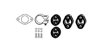 MONTAGESATZ ABGASANLAGE