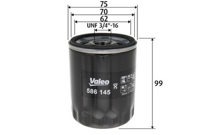 Масляный фильтр VALEO 586145 для MAZDA CX-5
