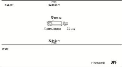 SISTEM DE ESAPAMENT WALKER FIK009627B