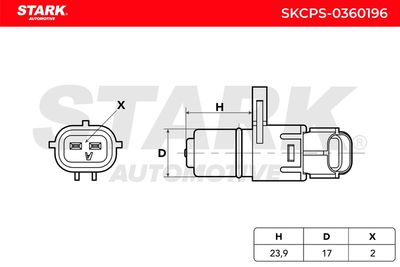 импулсен датчик, колянов вал STARK SKCPS-0360196