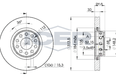спирачен диск ICER 78BD8015-2