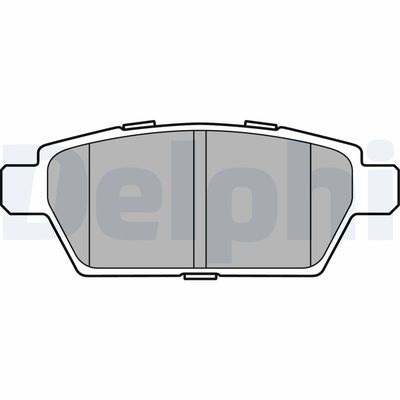 Brake Pad Set, disc brake LP2493