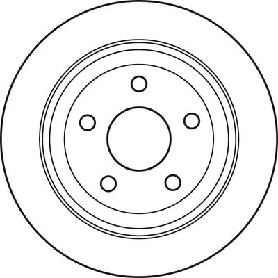 BREMSSCHEIBE TRW DF6027 1