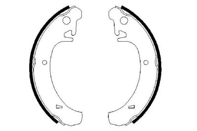 Brake Shoe Set 0 986 487 219