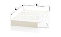 Фильтр, воздух во внутренном пространстве MANN-FILTER CU 22 016 для MERCEDES-BENZ VITO