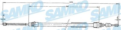 Тросик, cтояночный тормоз SAMKO C0722B для RENAULT 18