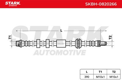 спирачен маркуч STARK SKBH-0820266