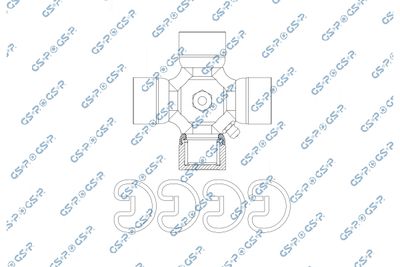 Połączenie, wał wzdłużny GSP UJ900186