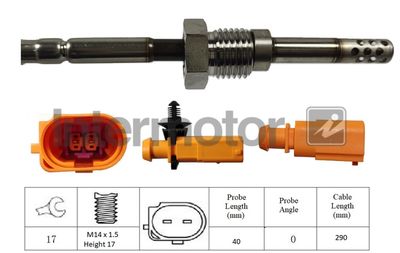 Sensor, exhaust gas temperature Intermotor 27192