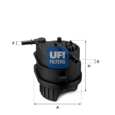 Топливный фильтр UFI 24.343.00 для CITROËN C2