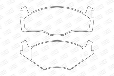 BREMSBELAGSATZ SCHEIBENBREMSE CHAMPION 571848CH 1