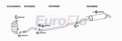 Układ wydechowy EUROFLO CNC516D3001A00