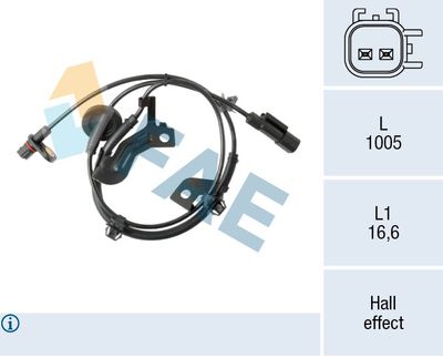 SENSOR RADDREHZAHL FAE 78593