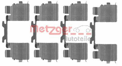 Комплектующие, колодки дискового тормоза METZGER 109-1725 для OPEL MOVANO