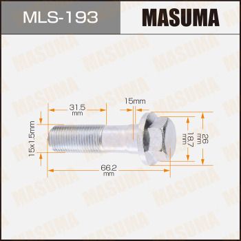 MASUMA MLS-193 Комплект пыльника и отбойника амортизатора  для TOYOTA OPA (Тойота Опа)