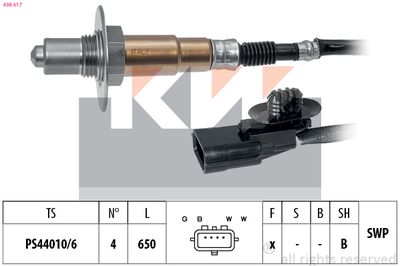 Sonda lambda KW 498617