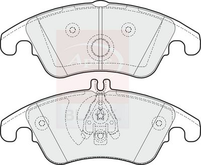 APEC Brake Pad Set, disc brake PAD1620B