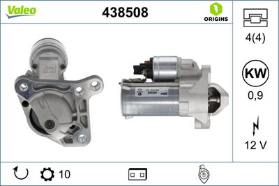 VALEO 438508 Стартер  для RENAULT LAGUNA (Рено Лагуна)