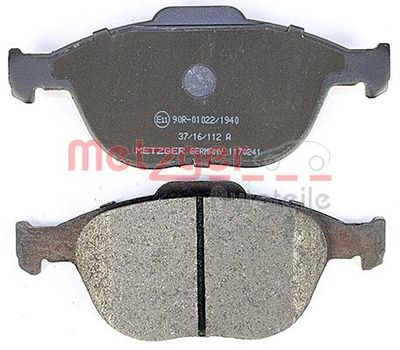 BREMSBELAGSATZ SCHEIBENBREMSE METZGER AUTOTEILE 1170241 3