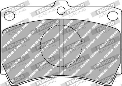 BREMSBELAGSATZ SCHEIBENBREMSE FERODO RACING FCP487H 1