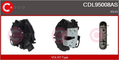 Zámek dveří CASCO CDL95008AS