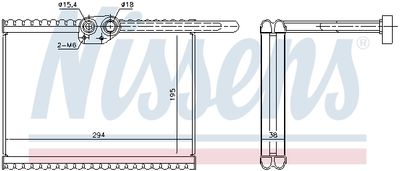 NISSENS Verdamper, airconditioning (92324)