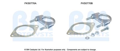 Zestaw montażowy, rura wydechowa BM CATALYSTS FK50770