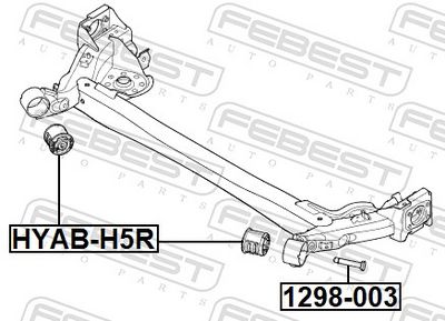 BOLTURI FIXARE SUPORT AX FEBEST 1298003 1