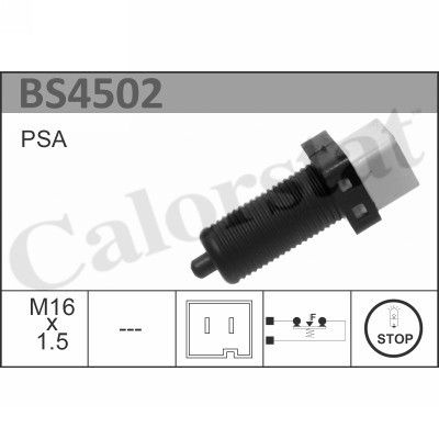 CALORSTAT by Vernet BS4502 Выключатель стоп-сигнала  для PEUGEOT 405 (Пежо 405)