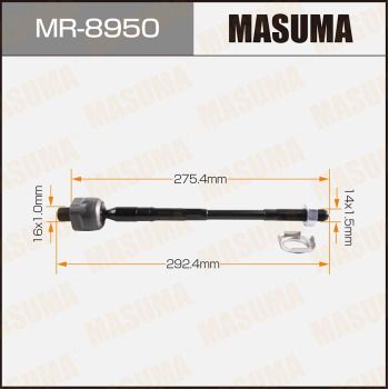 MASUMA MR-8950 Наконечник рулевой тяги для NISSAN PRIMERA универсал (WP12) 2.0 MASUMA MR-8950 Наконечник рулевой тяги для NISSAN PRIMERA универсал (WP12) 2.0