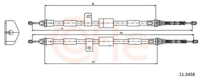 CABLU FRANA DE PARCARE