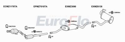 Układ wydechowy EUROFLO MZVIT21D6026A00