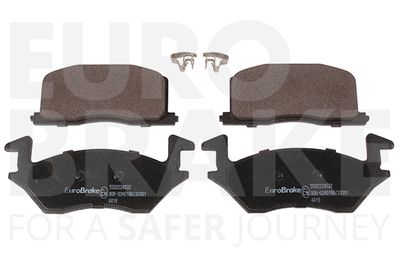 Комплект тормозных колодок, дисковый тормоз EUROBRAKE 5502224532 для TOYOTA STARLET