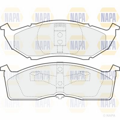 Brake Pad Set NAPA PBP7380