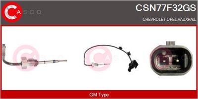 SENZOR TEMPERATURA GAZE EVACUARE