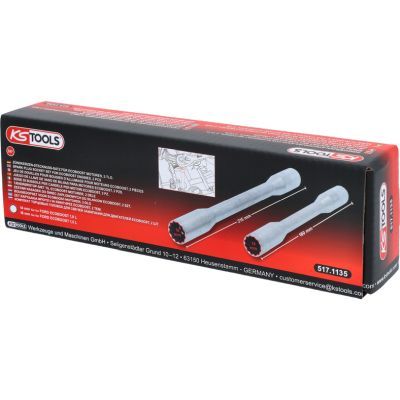 Sada nástrčkových kľúčov na zapaľovacie sviečky KS TOOLS 517.1135