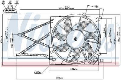 Fan, engine cooling 85176