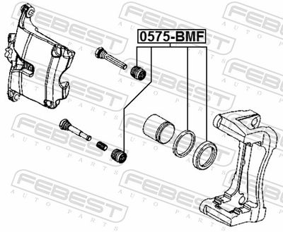 Repair Kit, brake caliper 0575-BMF