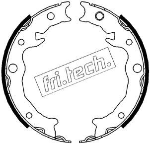 Zestaw szczęk hamulcowych, hamulec postojowy FRI.TECH. 1110.343