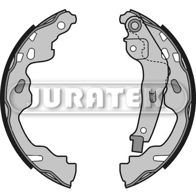 Комплект тормозных колодок JURATEK JBS1019 для TOYOTA AYGO