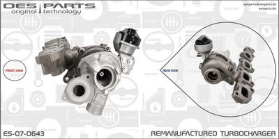 Turbo, Plniace dúchadlo OES PARTS ES-07-0643