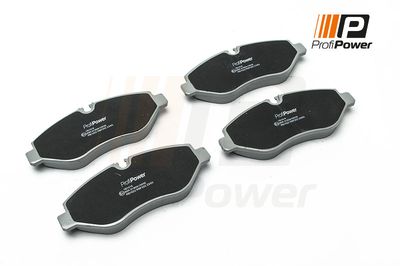 Комплект тормозных колодок, дисковый тормоз ProfiPower 1B1018