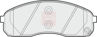 APEC Brake Pad Set, disc brake PAD1530