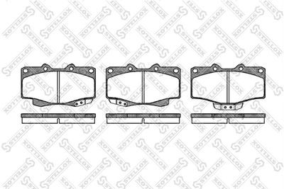 Комплект тормозных колодок, дисковый тормоз STELLOX 326 004-SX для VW TARO