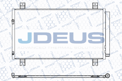 JDEUS M-7180570 Радіатор кондиціонера для MITSUBISHI (Митсубиши)